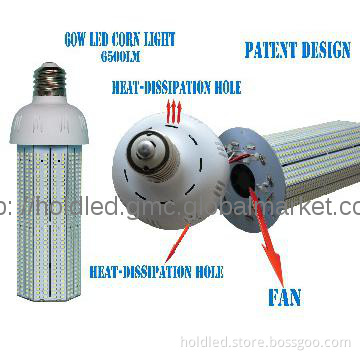 UL 60w led corn light bulb E40 3years warranty